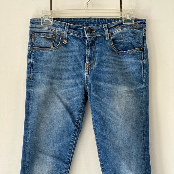 R13 Kate Skinny Angled Hem Jeans Size 27 - Picture 9 of 14